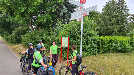 Pedalspione am Knotenpunkt Schönhausen